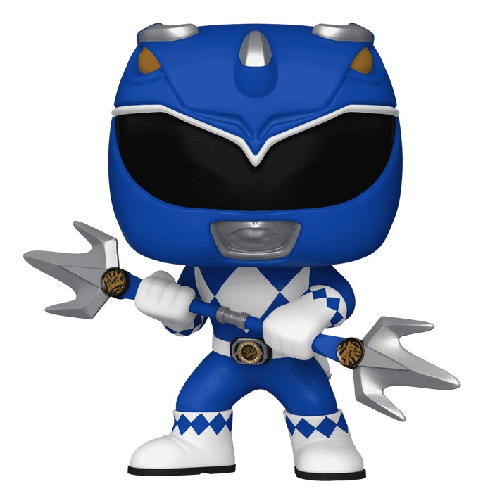 Funko Pop! TV: Mighty Morphin Power Rangers 30th - Blue Ranger - Figura in Vinile da Collezione - Merchandising Ufficiale - Idea Regalo per Collezionisti