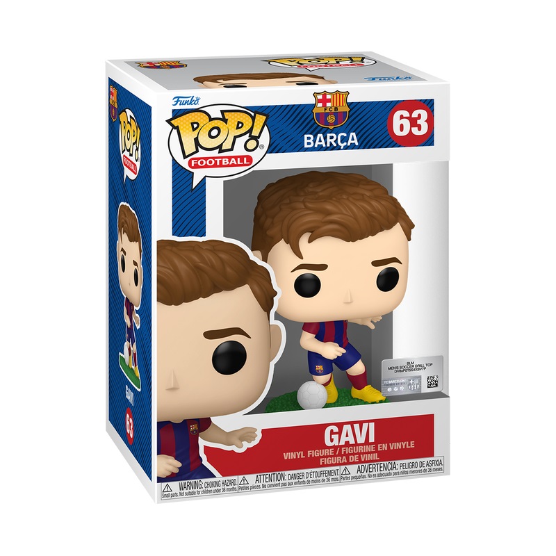 Funko Pop! Football - Gavi (Barcelona FC) - Figura in Vinile da Collezione - Altezza 9,5 cm - Merchandising Ufficiale