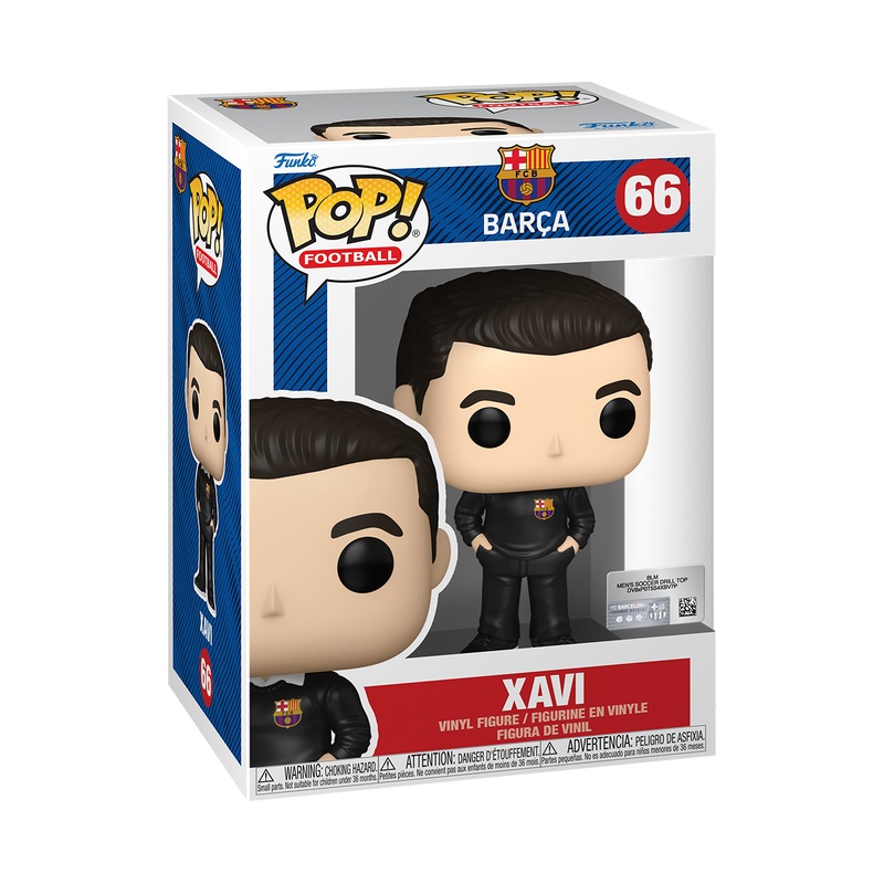 Funko POP! Football: Barcelona - Xavi (9,5 cm) - Figura in Vinile da Collezione - Merchandising Ufficiale - Idea Regalo per Bambini e Adulti