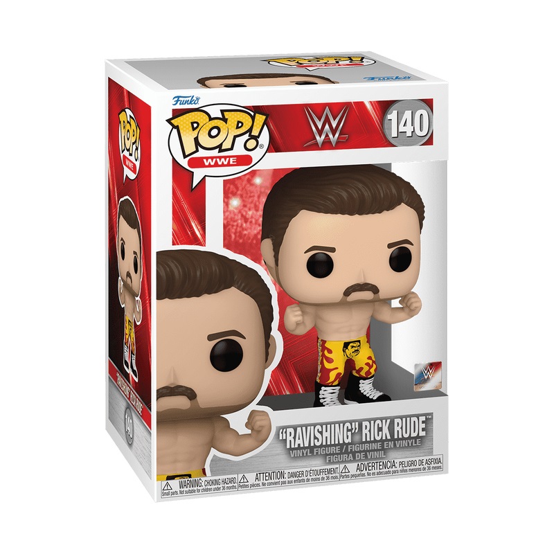 Funko POP! WWE: Rick Rude - Figura in Vinile da Collezione Alta 9,5 cm - Oggetto da Collezione e Idea Regalo per Bambini e Adulti
