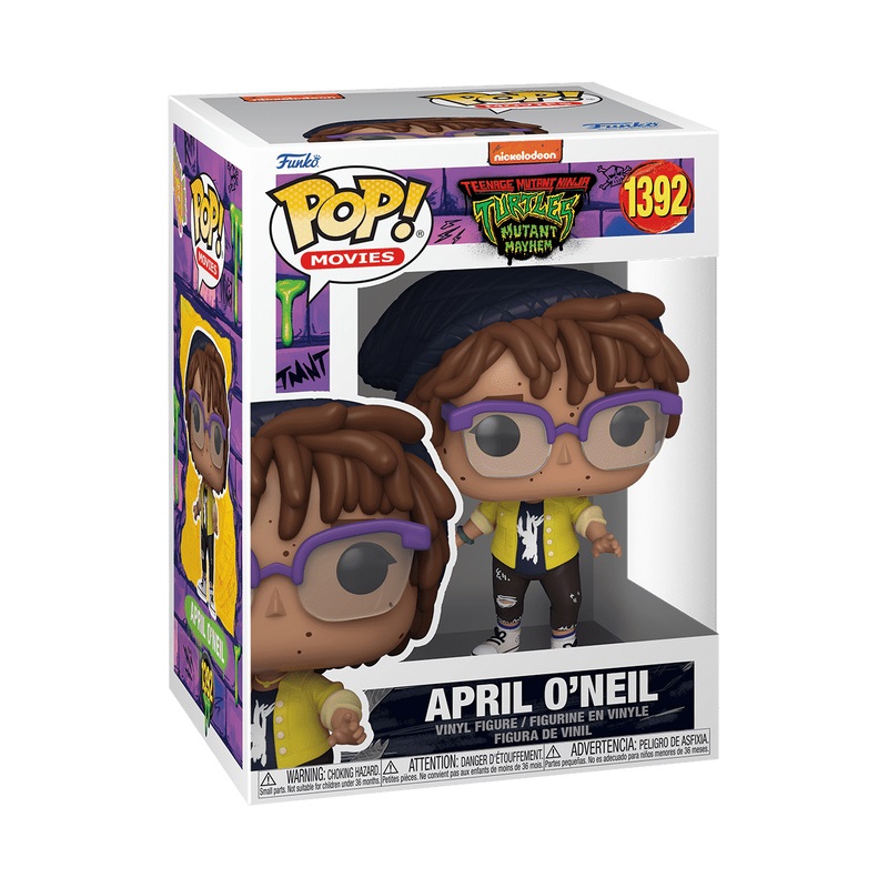 Funko Pop! Movies: Teenage Mutant Ninja Turtles - April O'Neil - Figura in Vinile da Collezione - Altezza 99 mm - Idea Regalo per Fan