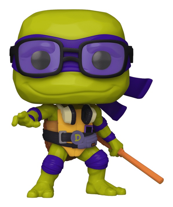 Funko Pop! Movies: Donatello - Tartarughe Ninja - Figura in Vinile da Collezione - Altezza 9,5 cm - Merchandising Ufficiale