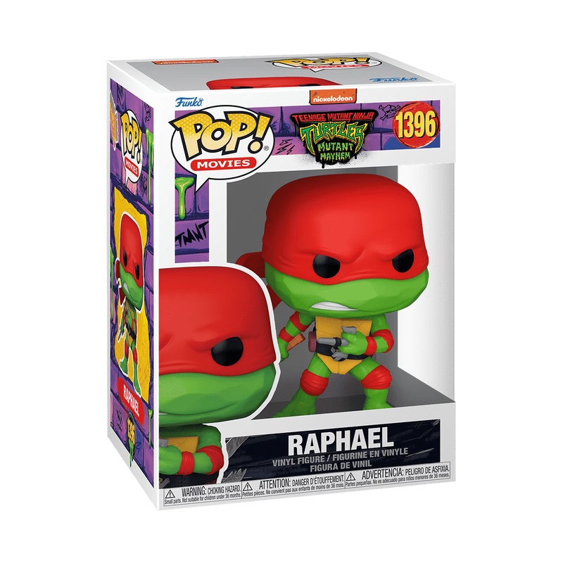 FUNKO POP! Movies - Raffaello (Raphael) - Teenage Mutant Ninja Turtles - Figura in Vinile da Collezione - Altezza 9 cm