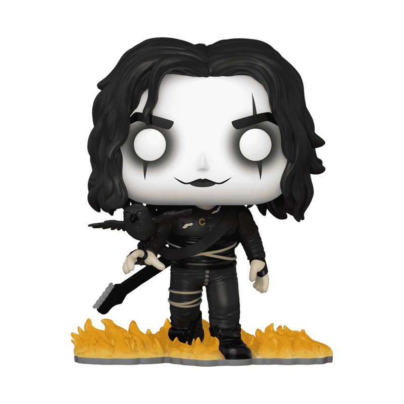 Funko POP! Movies - Eric Draven con Corvo - The Crow, figura in vinile alta 9 cm