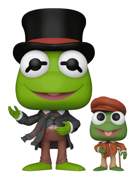 Funko Pop! 72414 - Kermit The Frog con TT - The Muppet Christmas Carol - Figura in Vinile da Collezione - Idea Regalo - Merchandising Ufficiale