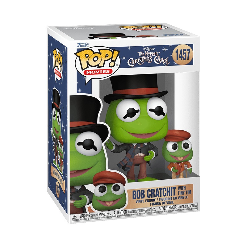 Funko Pop! 72414 - Kermit The Frog con TT - The Muppet Christmas Carol - Figura in Vinile da Collezione - Idea Regalo - Merchandising Ufficiale