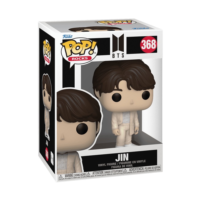 Funko Pop! Rocks: BTS - Jin - Figura in Vinile da Collezione - Merchandising Ufficiale per Bambini e Adulti