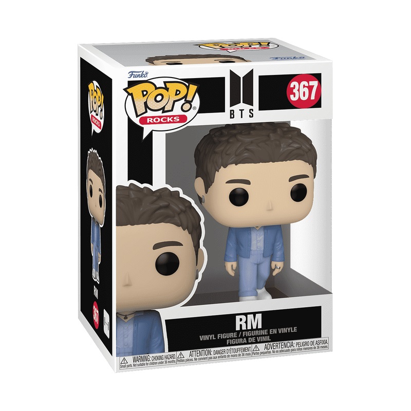 Funko Pop! Rocks: BTS - RM - Figura in Vinile da Collezione - Merchandising Ufficiale e Idea Regalo