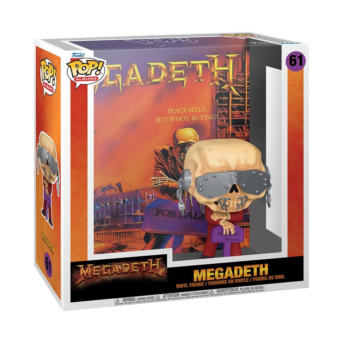 Funko Pop! Albums: Megadeth - Peace Sells...But Who's Buying? #61 - Figura in Vinile da Collezione per Collezionisti e Fan della Musica