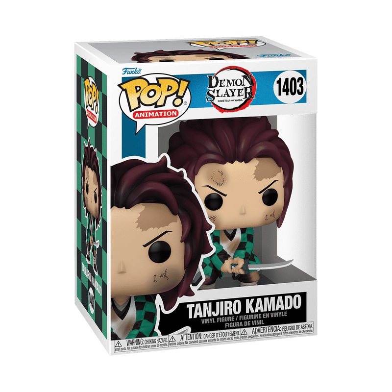 Funko Pop! 72613 - Tanjiro Kamado (Training) - Figura in Vinile da Collezione - Demon Slayer - Altezza 102 mm - Merchandising Ufficiale
