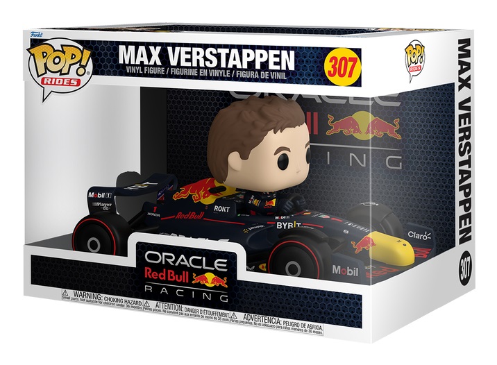Funko Pop! Ride Super Deluxe - Formula 1 Max Verstappen - Red Bull F1 - Figura in Vinile da Collezione - Altezza 15 cm - Giocattolo per Bambini e Adulti