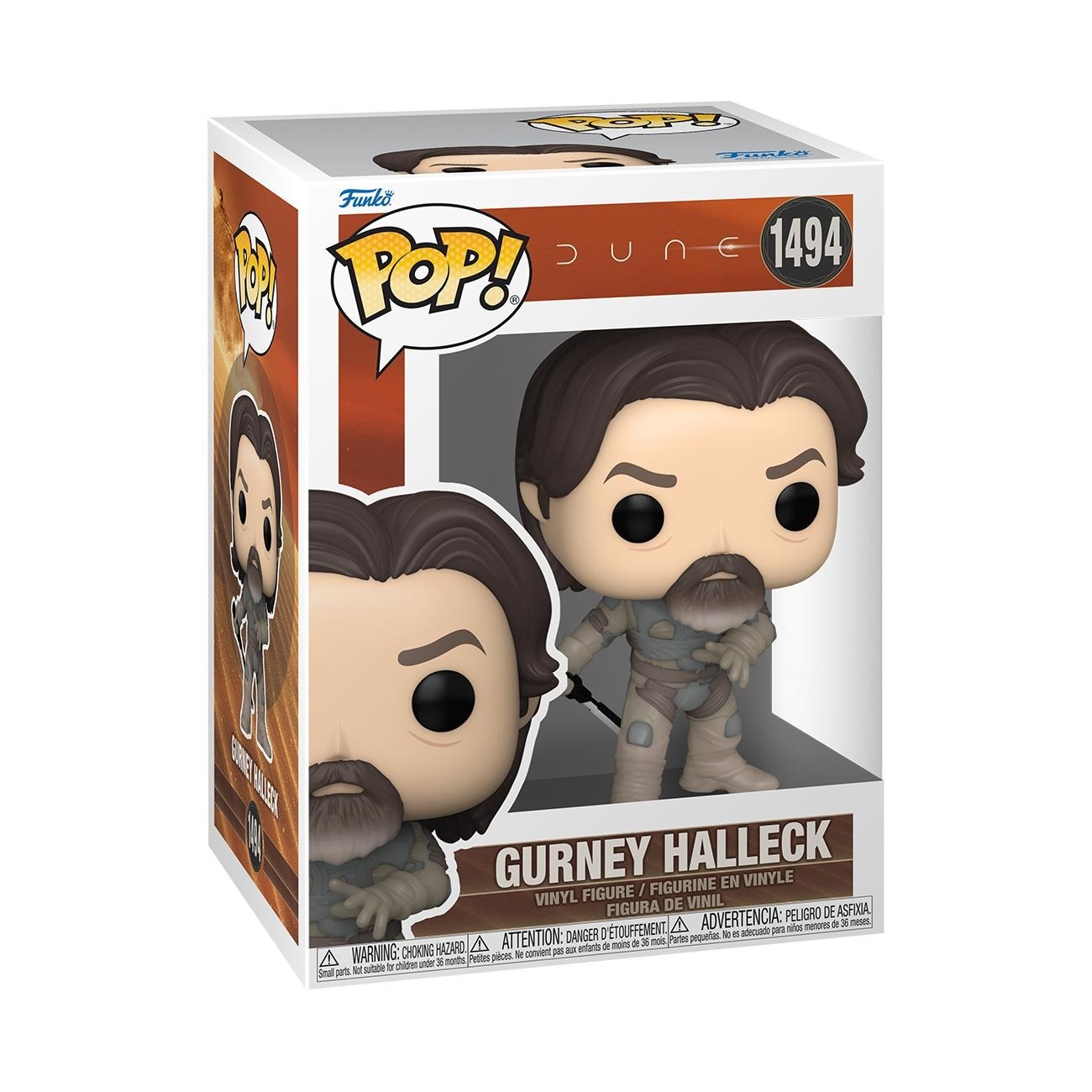 Funko Pop! Movies: Dune 2 - Gurney Halleck - Figura in Vinile da Collezione - Altezza 9 cm - Merchandising Ufficiale - Idea Regalo per Collezionisti e Fan