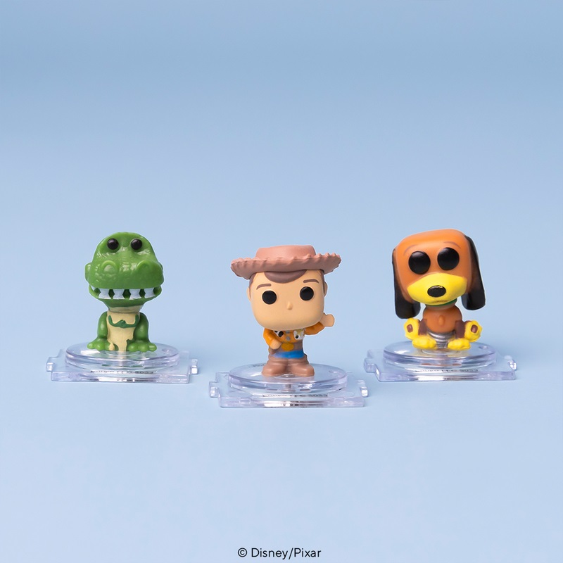 Funko Bitty Pop! Toy Story - Woody 4PK con Woody, Rex, Slinky Dog e Mini Figura Misteriosa - 0.9 Inch (2.2 Cm) - Modellino da Collezione in Vinile