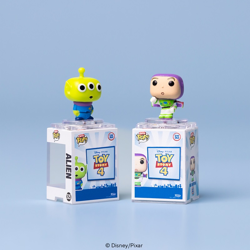 Funko Bitty Pop! Toy Story - Zurg 4PK con Zurg, Alien, Buzz Lightyear e Mini Figura Misteriosa - 0.9 Inch (2.2 Cm) - Collezionabile e Idea Regalo