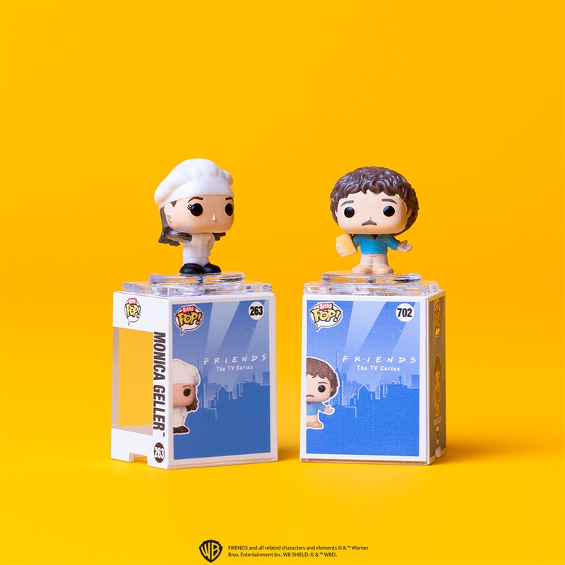Funko Bitty Pop! Friends - Set di 4 Mini Figure da Collezione - Phoebe Buffay™, Monica Geller™, Chandler Bing™ e Mini Figura Misteriosa - 0.9 Inch (2.2 Cm)