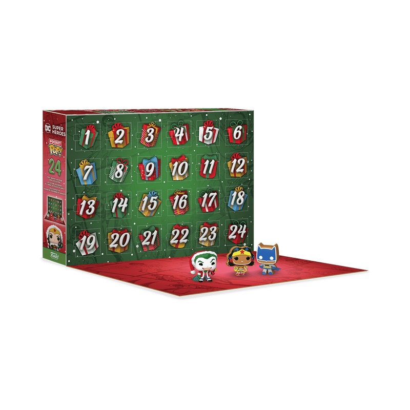 Funko Calendario dell'Avvento DC Comics 2023 - Superman - 24 Mini Figure in Vinile da Collezione - Idea Regalo di Natale