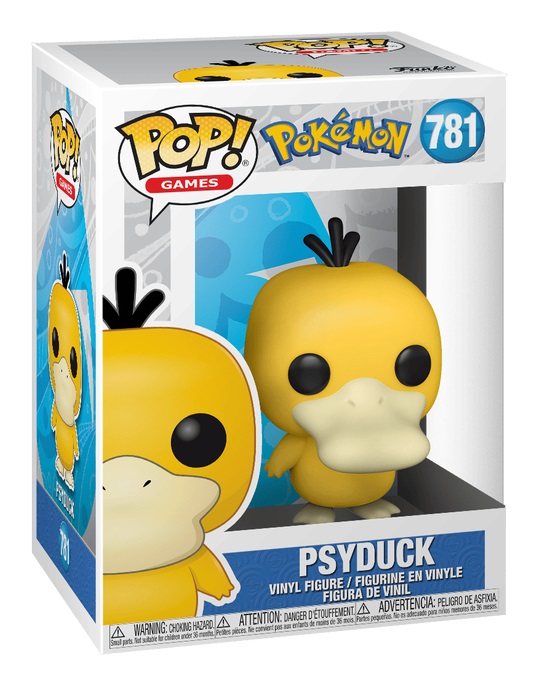 Funko Pop! Games - Psyduck - Figura in Vinile da Collezione - Altezza 9,5 cm - Merchandising Ufficiale Pokémon