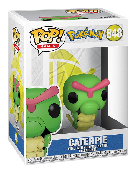 FUNKO POP! Pokémon - Caterpie - Figura in Vinile da Collezione - Altezza 9,5 cm - Idea Regalo per Collezionisti