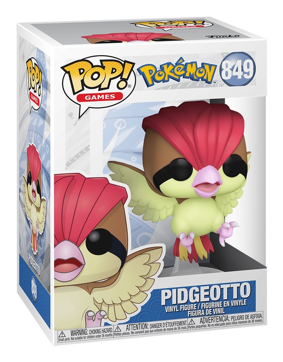 Funko Pop! Games - Pokémon - Pidgeotto - Figura in Vinile da Collezione - Altezza 9,5 cm - Idea Regalo per Bambini e Adulti