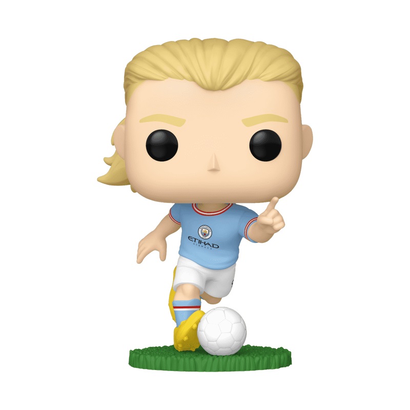 Funko Pop! Football - Erling Haaland - Manchester City FC - Figura in Vinile da Collezione - Altezza 9 cm - Merchandising Ufficiale