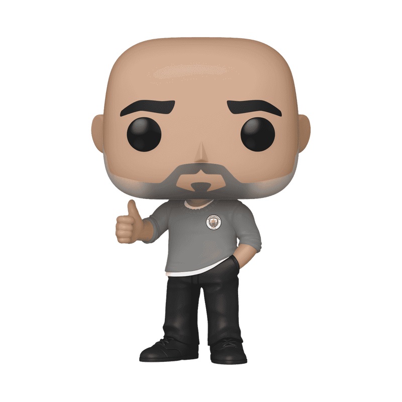 Funko Pop! Football - Pep Guardiola - Manchester City FC - Figura in Vinile da Collezione - Altezza 9 cm - Idea Regalo e Merchandising Ufficiale
