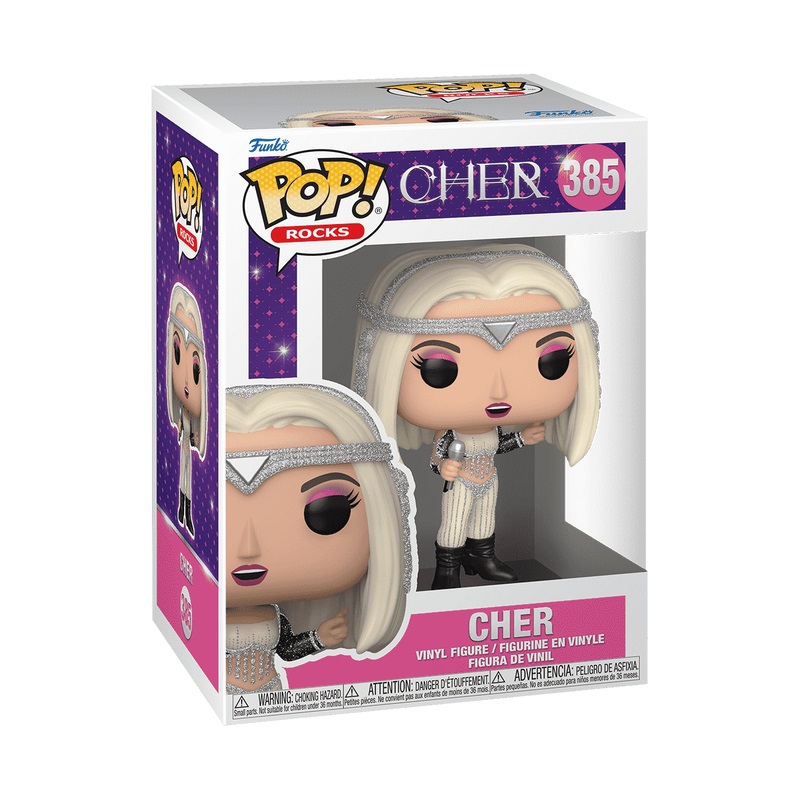 Funko POP! Rocks - Cher - Living Proof (Glitter) - Figura in Vinile da Collezione - Altezza 9,5 cm - Ideale per Bambini e Adulti
