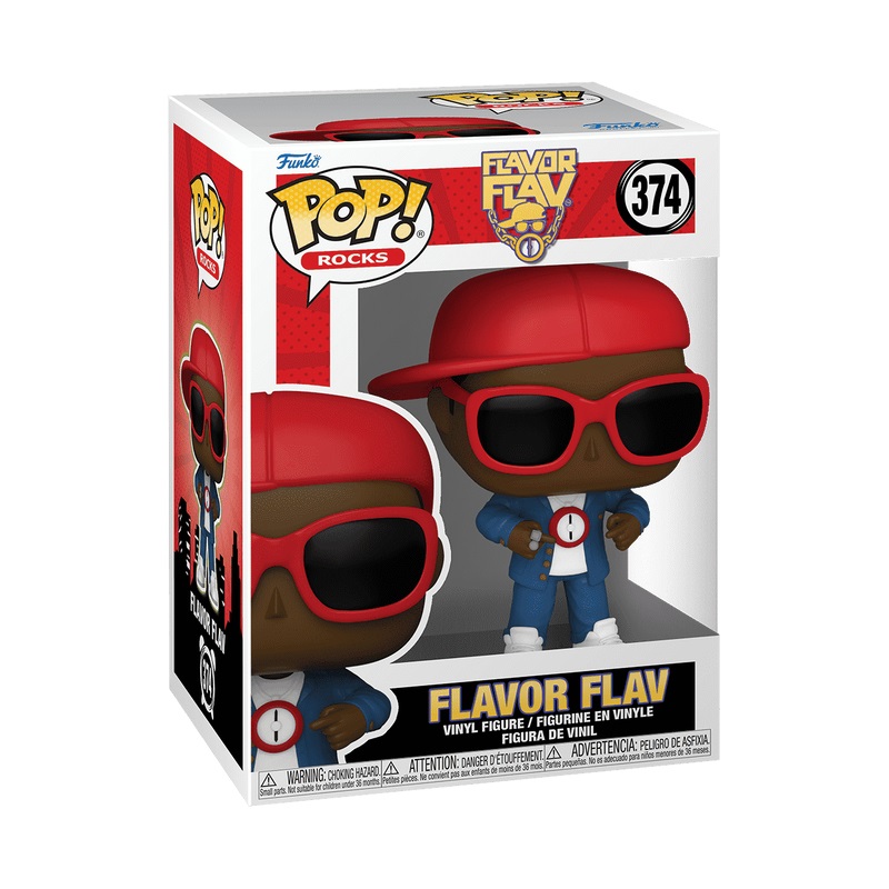 Funko POP! Rocks: Figura in Vinile Flavor Flav - Flavor Of Love, Oggetto da Collezione per Bambini e Adulti