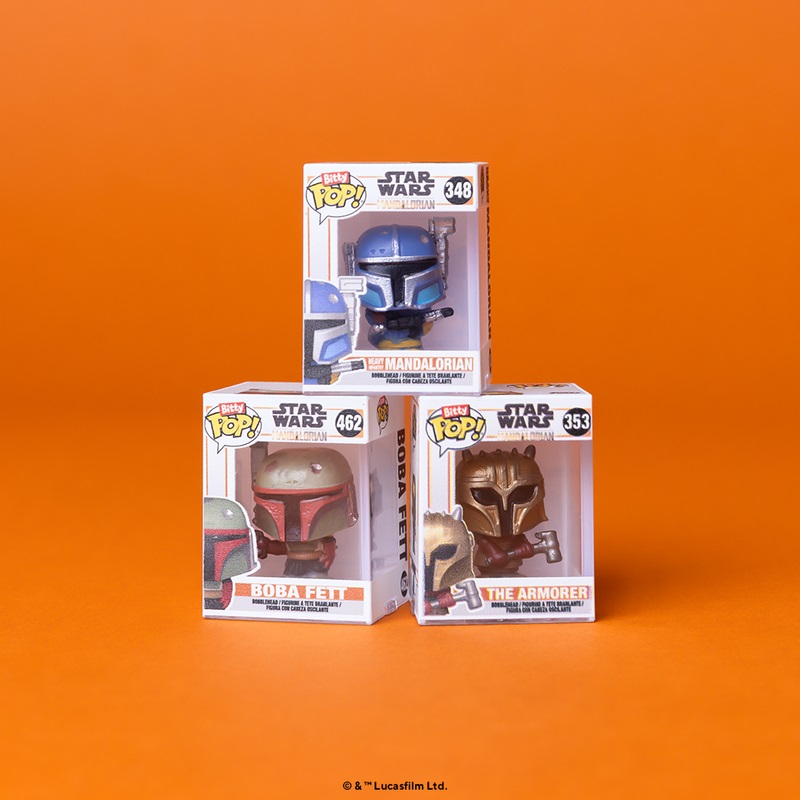 Funko Bitty Pop! - Star Wars: The Mandalorian - Heavy Mandalorian 4 Pack con El Armorer e Bo-Katan Kryze