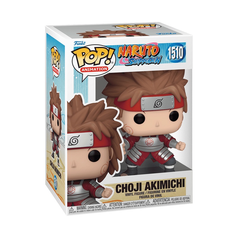 Funko POP! Animation: Choji Chōji Akimichi - Figura in Vinile da Collezione - Naruto - Altezza 9,5 cm - Merchandising Ufficiale