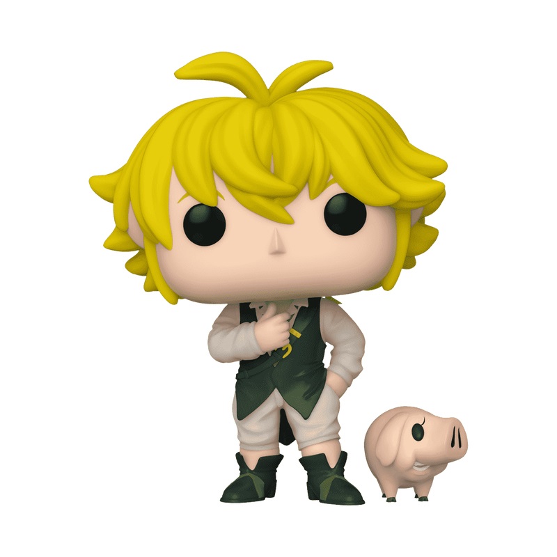 Funko Pop! Meliodas con Hawk - The Seven Deadly Sins - Figura in vinile da collezione alta 9,5 cm