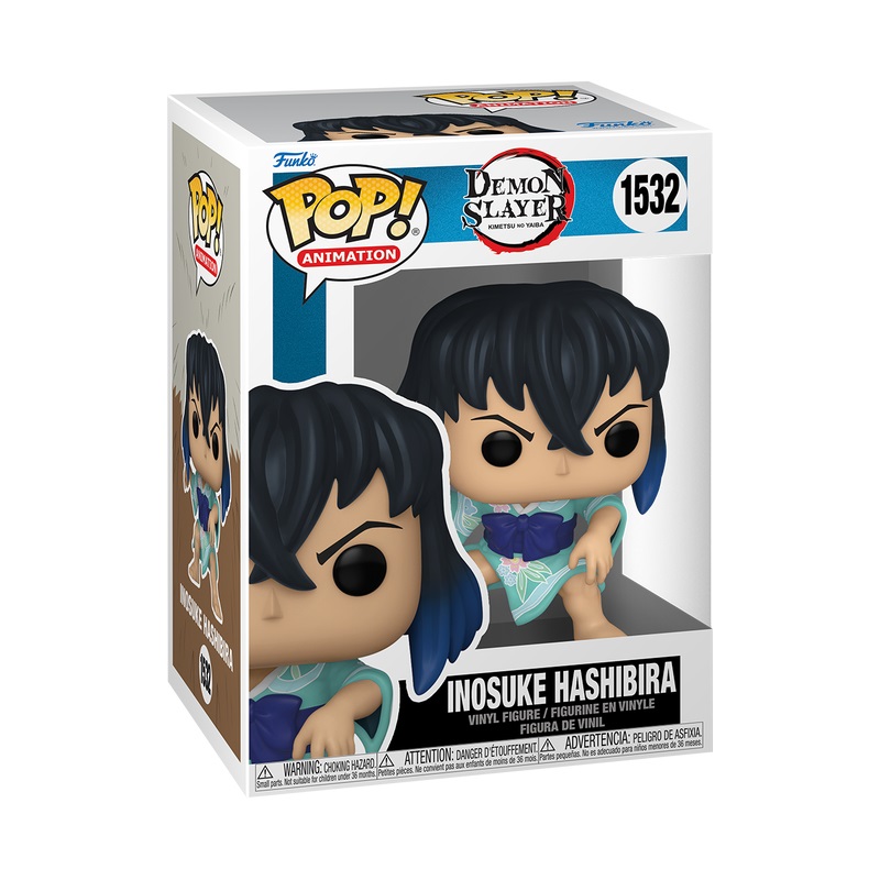 Funko Pop! Inosuke Hashibira - Demon Slayer - Figura in Vinile da Collezione - Altezza 10 cm - Multicolore