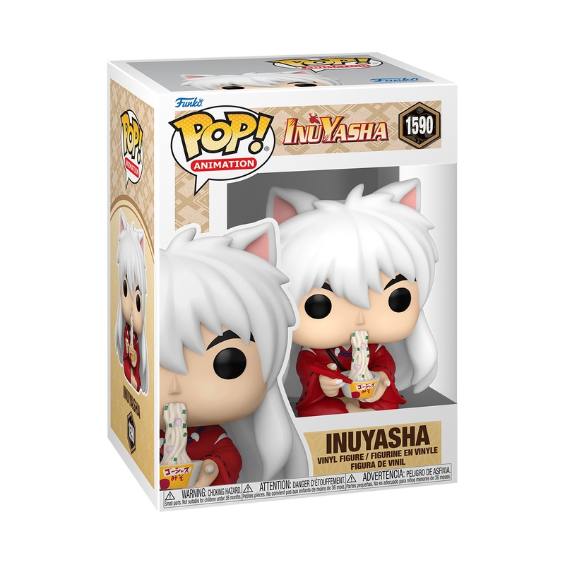 Funko POP! Animation: Inuyasha - Inuyasha (Mangiando Noodles) - Figura in Vinile da Collezione - Altezza 9,5 cm - Idea Regalo per Anime Fans