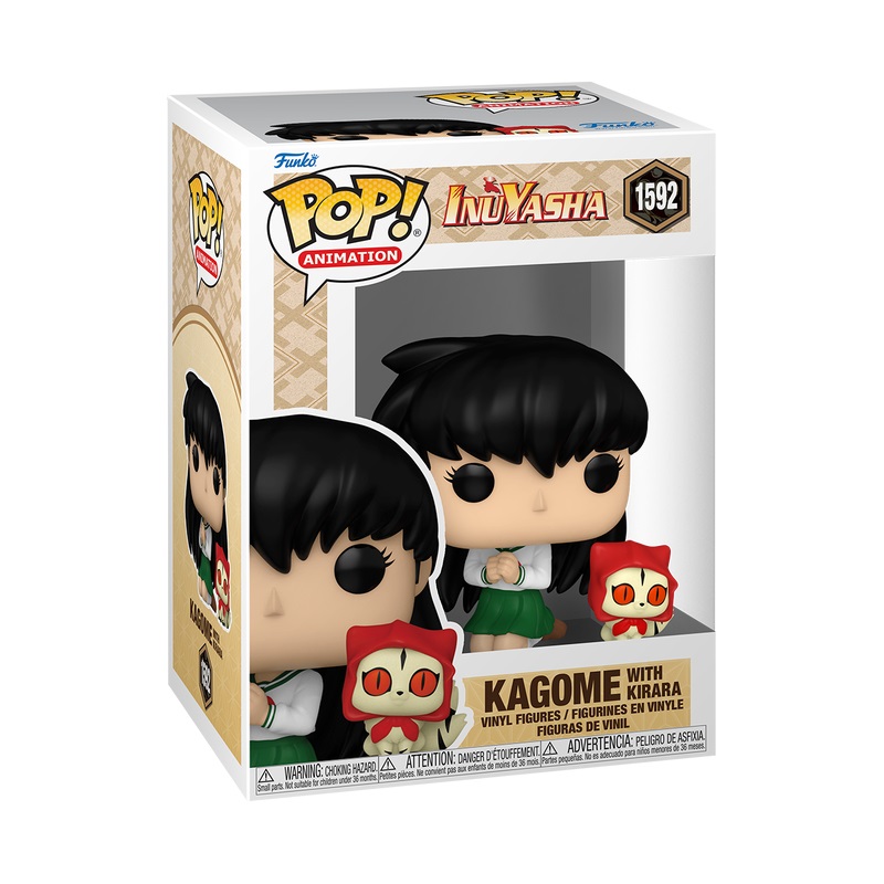 Funko Pop! Animation: Kagome Higurashi con Kirara - Figura in Vinile da Collezione - Altezza 9 cm - Merchandising Ufficiale per Collezionisti e Fan di Anime