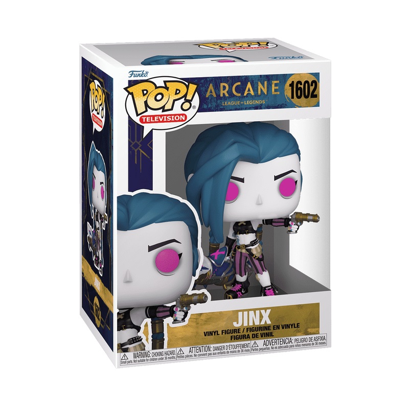 Funko Pop! TV - Jinx - Arcane: League of Legends - Figura in Vinile da Collezione - Altezza 9,5 cm - Merchandising Ufficiale