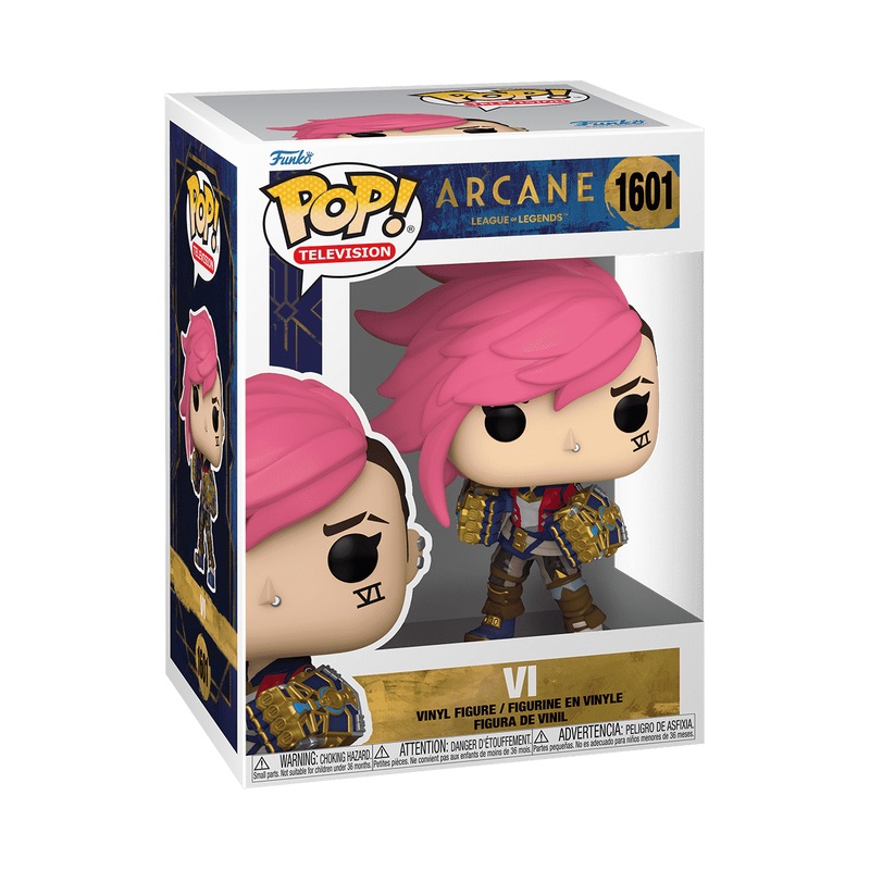 FUNKO Pop! TV - Vi - Arcane: League of Legends - Figura in Vinile da Collezione - Altezza 9,5 cm - Merchandising Ufficiale