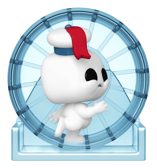 Funko Pop! Deluxe Ghostbusters Frozen Empire - Mini Puft in Wheel, Figura in Vinile da Collezione, Altezza 9,5 cm, Merchandising Ufficiale
