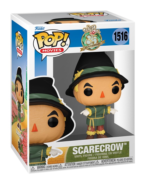 Funko POP! Movies: The Wizard Of Oz - Scarecrow - Figura in Vinile da Collezione - Altezza 9,5 cm - Merchandising Ufficiale