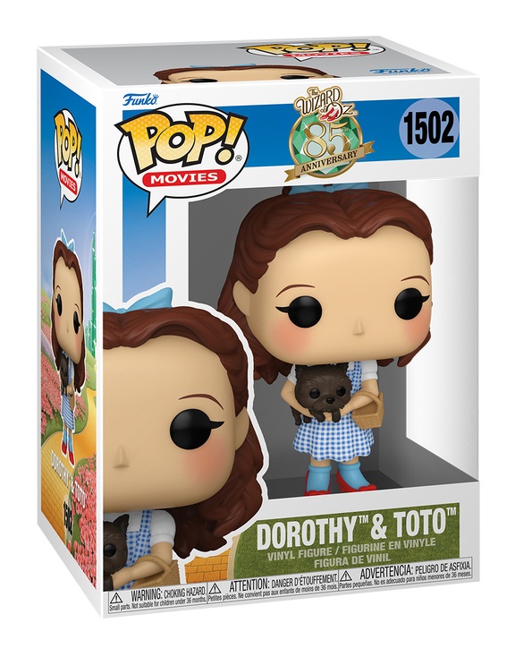Funko Pop! Movies - Dorothy Gale con Toto - The Wizard of Oz - Figura in Vinile da Collezione - 85th Anniversary