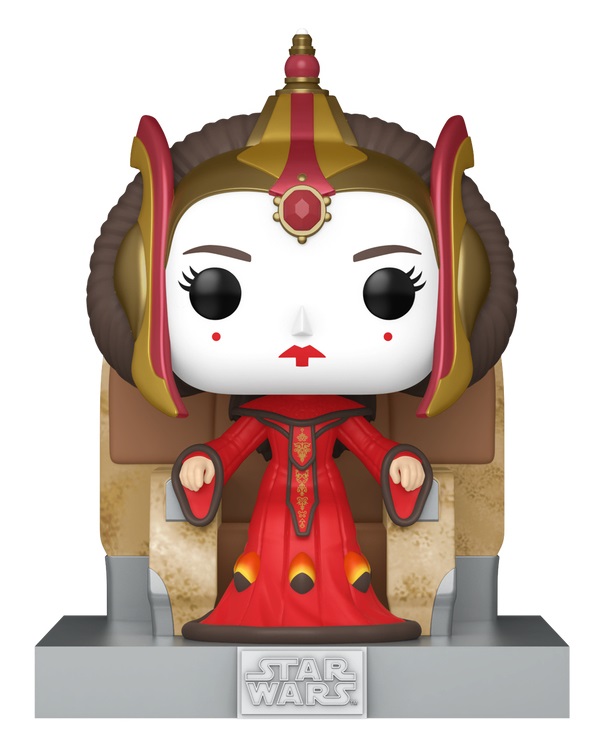 Funko Pop! Deluxe - Star Wars Episode 1 The Phantom Menace - Padmé Amidala On Throne - Figura in Vinile da Collezione - Altezza 15 cm