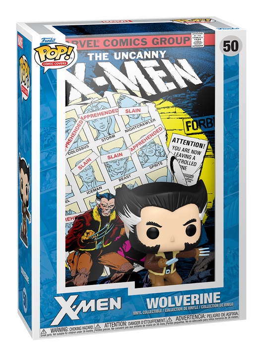 Funko Pop! Comic Cover: Marvel - X-Men: Days Of Future Past - (1981) Wolverine - Figura in Vinile da Collezione - Dimensioni 18x28 cm - Idea Regalo