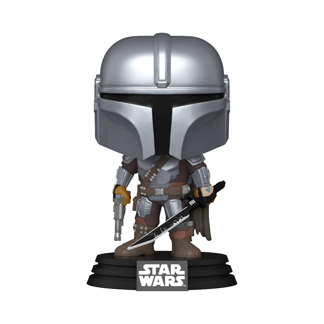 Funko Pop! 663 - The Mandalorian con Darksaber - Figura in Vinile da Collezione 9cm - Star Wars