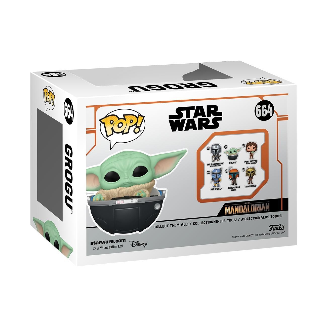 Funko Pop! Vinyl - Grogu (The Child, Baby Yoda) in Hovering Pram - Star Wars: The Mandalorian