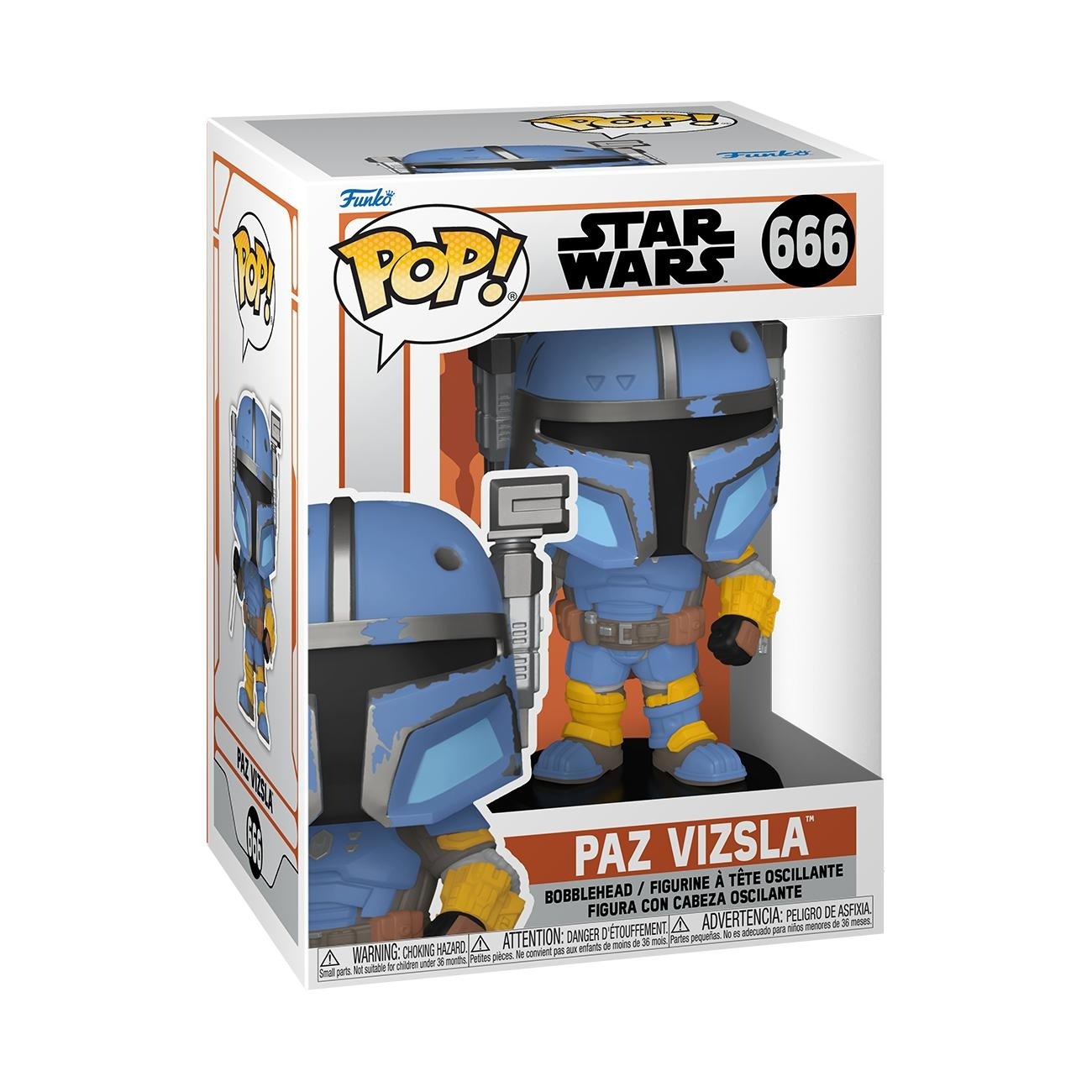 Funko POP! Vinyl - Star Wars: The Mandalorian S9 - Paz Vizsla - Figura in Vinile da Collezione Alta 9,5 cm - Merchandising Ufficiale