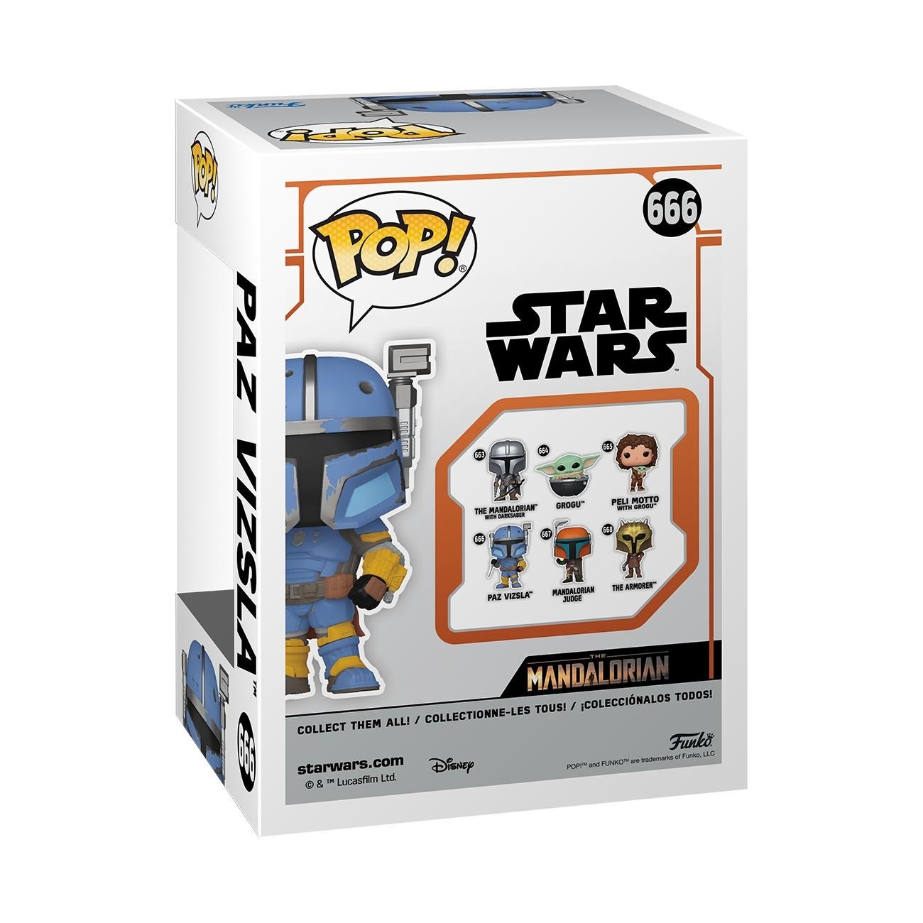 Funko POP! Vinyl - Star Wars: The Mandalorian S9 - Paz Vizsla - Figura in Vinile da Collezione Alta 9,5 cm - Merchandising Ufficiale
