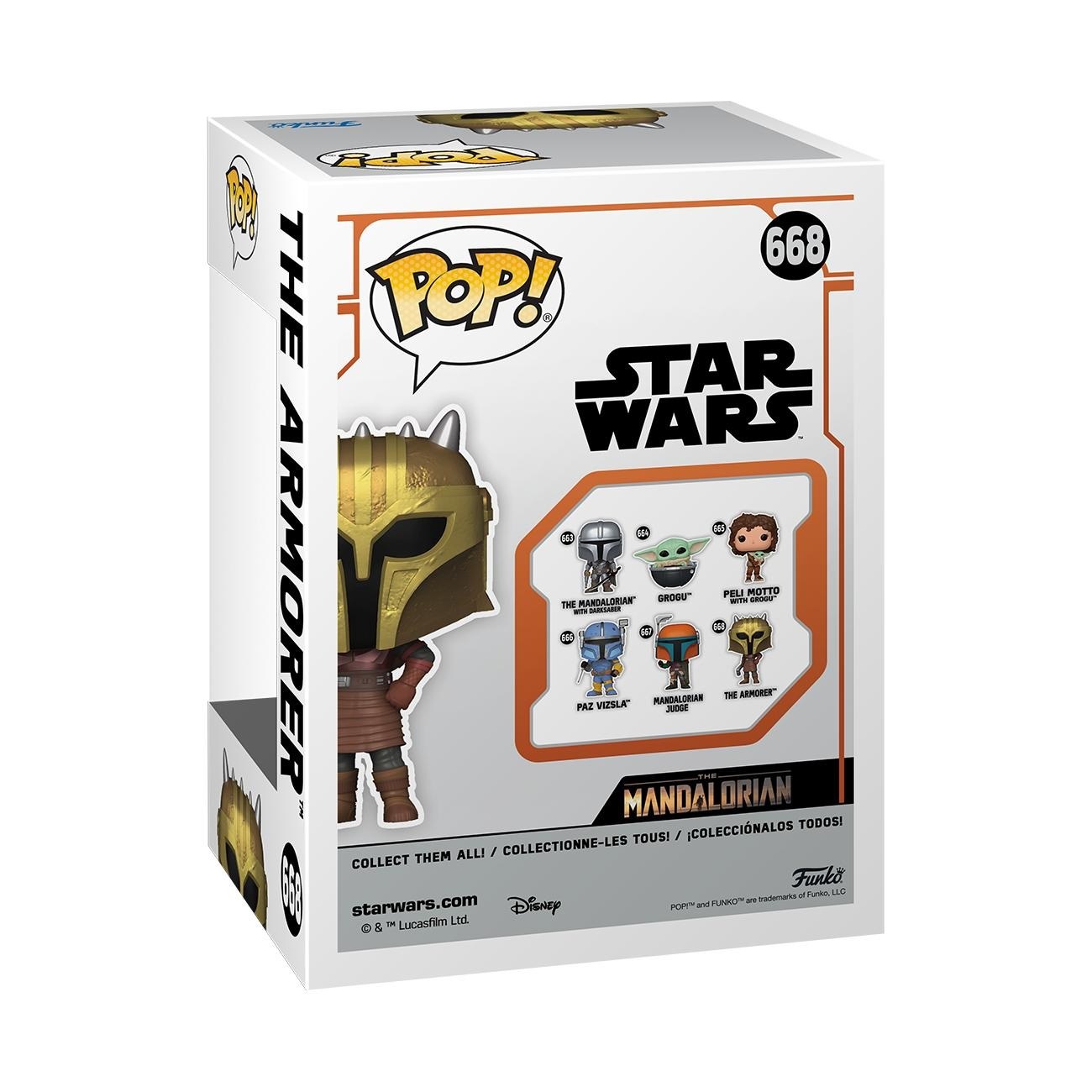 Funko Pop! Vinyl - Star Wars: The Mandalorian - The Armorer - Figura da Collezione in Vinile - Merchandising Ufficiale - Idea Regalo