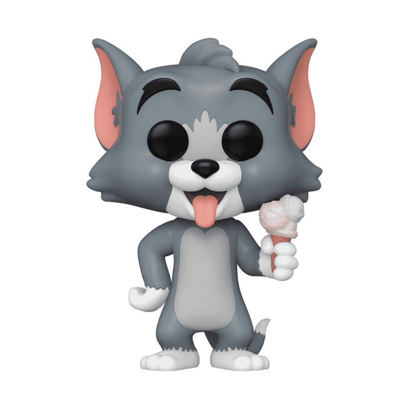 Funko Pop! Television - Tom (Tom & Jerry) - Figura in Vinile da Collezione, Altezza 9,5 cm, Merchandising Ufficiale