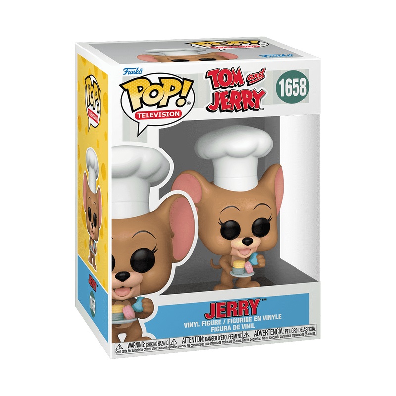 Funko Pop! Television - Figura in Vinile Jerry di Tom & Jerry - Collezionabile da 9 cm