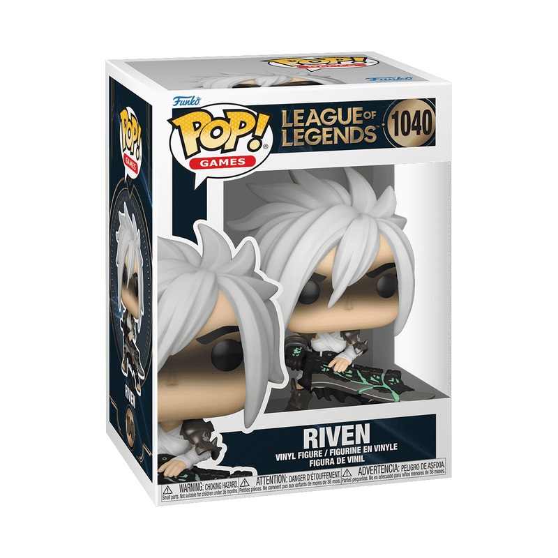 Funko Pop! Games: Riven With Broken Blade - League of Legends - Figura in Vinile da Collezione - Altezza 9,5 cm - Merchandising Ufficiale