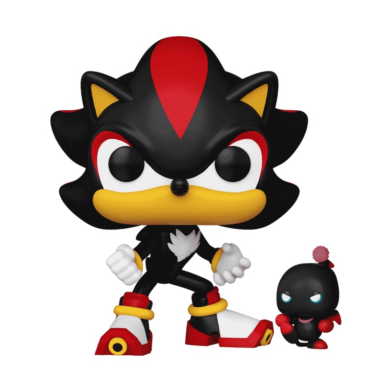 Funko Pop! & Buddy - Shadow The Hedgehog con Dark Chao - Figura in Vinile da Collezione