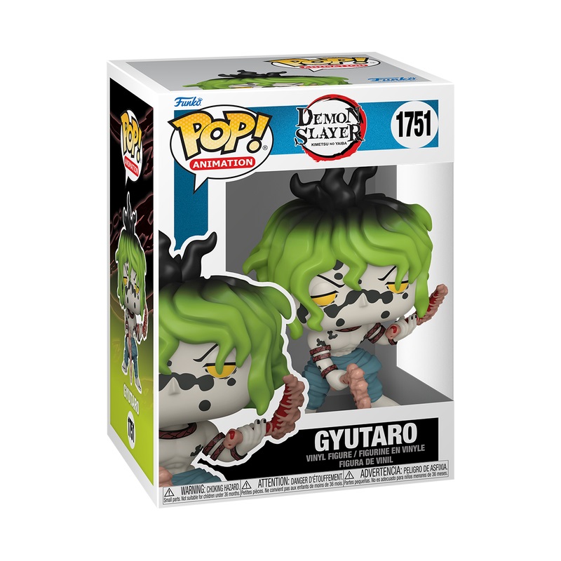 Funko Pop! Gyutaro - Demon Slayer - Figura in Vinile da Collezione #1751 - Merchandising Ufficiale per Collezionisti